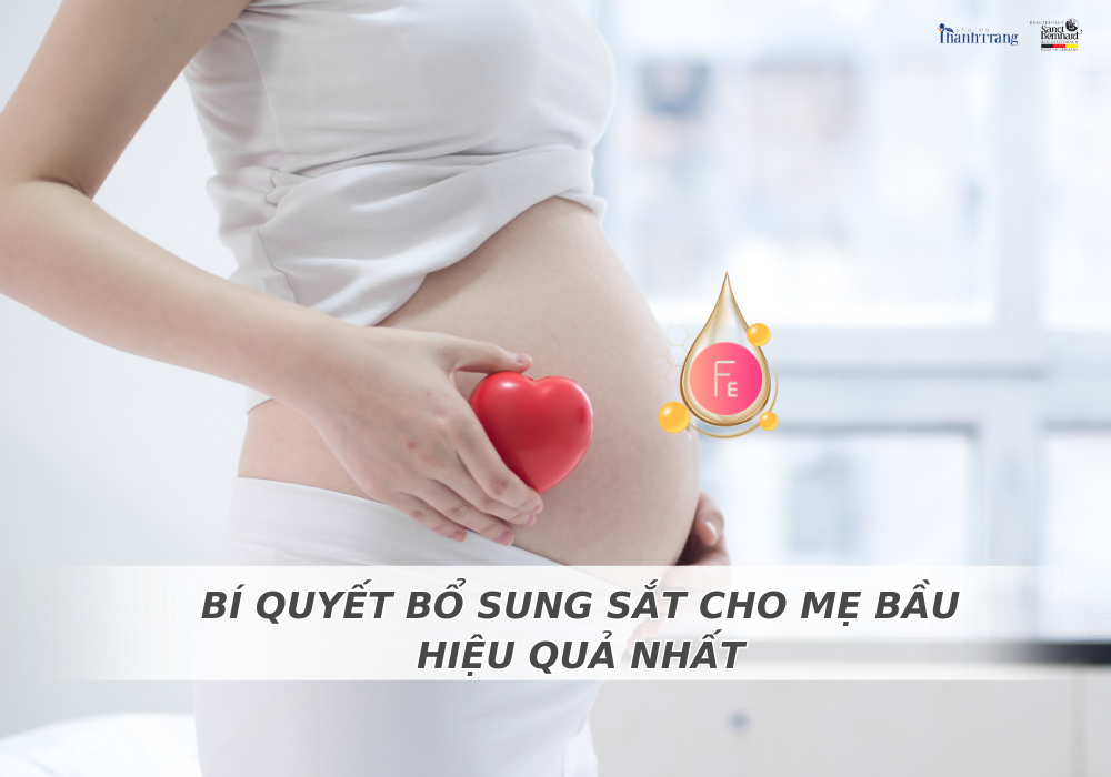 BÍ QUYẾT BỔ SUNG SẮT CHO MẸ BẦU HIỆU QUẢ